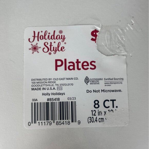 Holiday Party Supply Bundle Festive Packaging Boxes Plates New - Picture 3 of 11